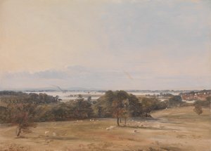 Acque di Southampton, vicino a Hamble da Frederick Richard Lee