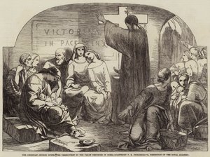 La Chiesa Cristiana durante la persecuzione degli imperatori pagani di Roma da Frederick Richard Pickersgill