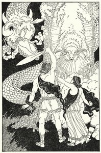 Giasone sguainò la spada e avanzò da Frederick Richardson