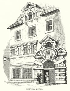Casa di Vandyke (incisione) da Frederick William Fairholt