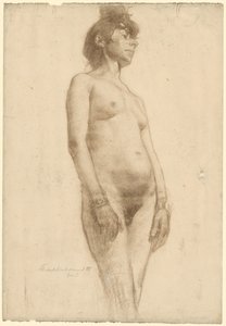 Donna nuda in piedi, 1885