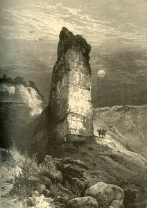 Monument Rock, Echo Canyon, 1874 da Frederick William Quartley