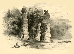 Torri naturali, 1872 da Frederick William Quartley