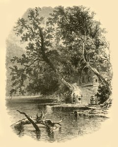 Ramo nord del Susquehanna, a Hunlocks, 1874 da Frederick William Quartley