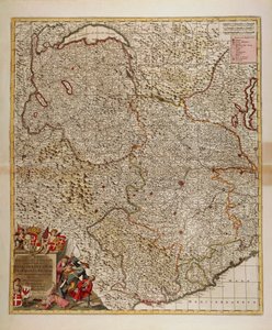 Mappa delle regioni alpine e transalpine francesi, svizzere e italiane e della Liguria occidentale da Frederick de Wit
