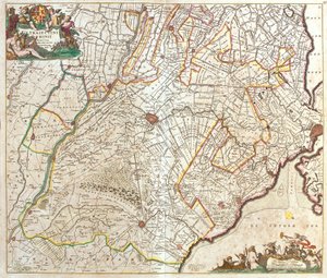 Mappa di Utrecht (Paesi Bassi) da Frederick de Wit