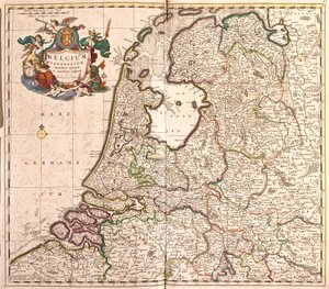Mappa della Federazione Belga (Belgio)