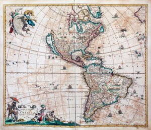 Novissima et totius Americae accurate descriptio da Frederick de Wit
