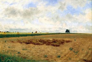 Paesaggio con covoni