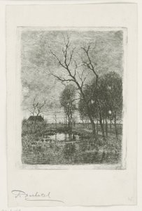 Crepuscolo da Fredericus Jacobus van Rossum du Chattel (signed by artist)