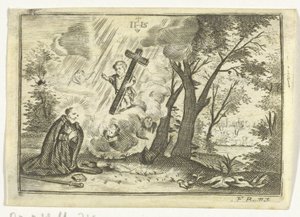 Santo con visione di Cristo da Frederik Bouttats (I)