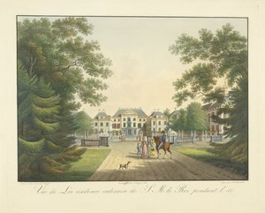 Veduta del Palazzo Het Loo da Frederik Christiaan Bierweiler