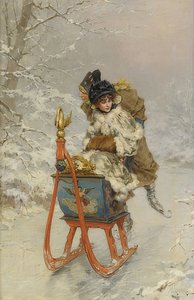 La corsa in slitta da Frederik Hendrik Kaemmerer