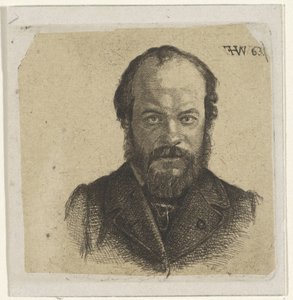 Ritratto di Jan Weissenbruch da Frederik Hendrik Weissenbruch