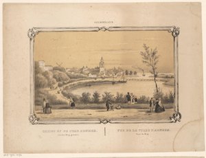 Vista di Arnhem (serie Gelderland) da Frederik Lodewijk Huygens