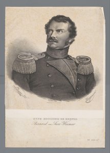 Sua Altezza il Duca Bernardo di Sassonia-Weimar da Frederik Lodewijk Huygens