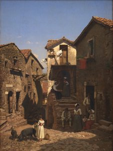 Una strada a Gerano