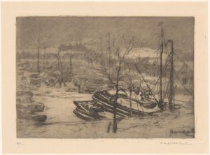 Porticciolo da Frederika Henriëtte Broeksmit (signed by artist)