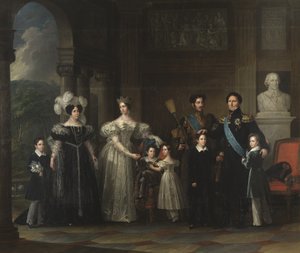 La famiglia Bernadotte, 1837 da Fredric Westin
