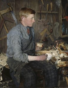Il giovane falegname da Fredrik Kolstoe