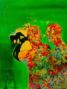 Sogno astratto e vivace di un elefante da Fredrik Olsen