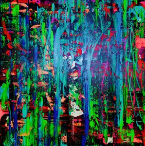Gocciolature di vernice dai colori vivaci da Fredrik Olsen