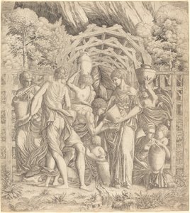 Giovane che beve acqua (Rebecca e Eliezer?) da French 16th Century after Francesco Primaticcio