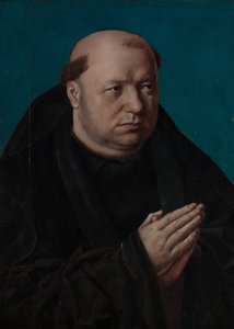 Ritratto di un monaco in preghiera da French Painter