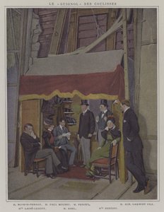 Attori dietro le quinte alla Comédie-Française da French Photographer