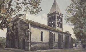 Aillas, Chiesa, Insieme sud-ovest da French Photographer