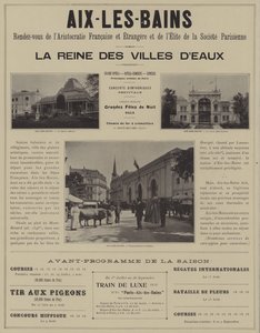 Aix-les-Bains, ritrovo dell
