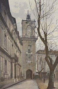 Aix, Municipio e campanile da French Photographer