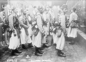 Soldati algerini, 1914-15 da French Photographer