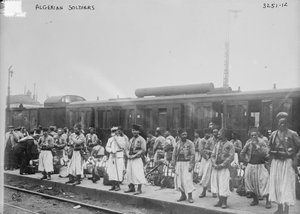 Soldati algerini, 1914-15
