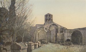 Arles, Les Alyscamps, Chiesa di San Honorato da French Photographer