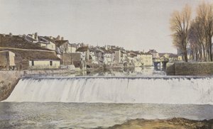 Aurillac, vecchie case sul bordo della Jordanne da French Photographer