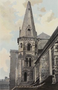 Auxerre, Chiesa di Saint-Eusebe, vista N O (prima del restauro) da French Photographer