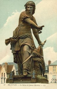 Beauvais, statua di Jeanne Hachette (foto a colori) da French Photographer