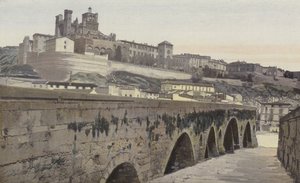 Béziers, Vecchio Ponte e Chiesa di Saint-Nazaire (antica Cattedrale) da French Photographer
