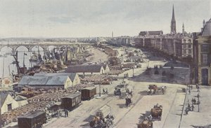 Bordeaux, Ponte sulla Garonna, Quais di Bourgogne e della Dogana da French Photographer
