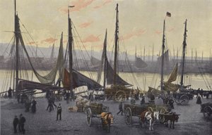 Boulogne-sur-Mer, Preparativi per la pesca delle aringhe da French Photographer