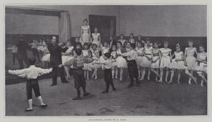 Ragazzi in una lezione di balletto