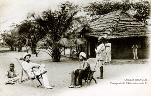 Brazzaville (Africa Equatoriale Francese - A.E.F.) Congo francese: passaggio del Sig. L