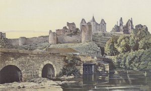 Bressuire, Rovine del Castello, Esterno, Vista S O da French Photographer