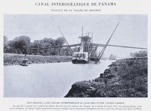 Canale Interoceanico di Panama, Lavori della Valle del Chagres da French Photographer