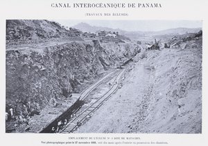 Canale Interoceanico di Panama, lavori delle chiuse