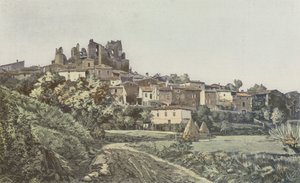 Chabrillan, Vista generale e rovine del castello da French Photographer