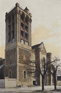 Champeaux, chiesa, facciata O