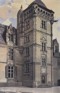 Chemaze, Castello di Saint-Ouen, Torre della scala da French Photographer