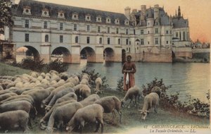 Chenonceaux, Il Castello, La Facciata Orientale da French Photographer